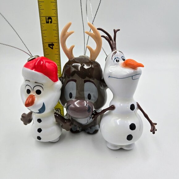 Disney Christmas Ornaments Olaf Sven Frozen Reindeer Snowman Kawaii Art - Picture 4 of 14